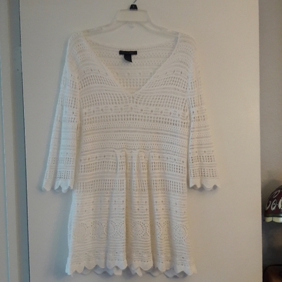 Boho crocheted tunic - Picture 1 of 4